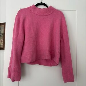J. Crew Pink Turtleneck Sweater